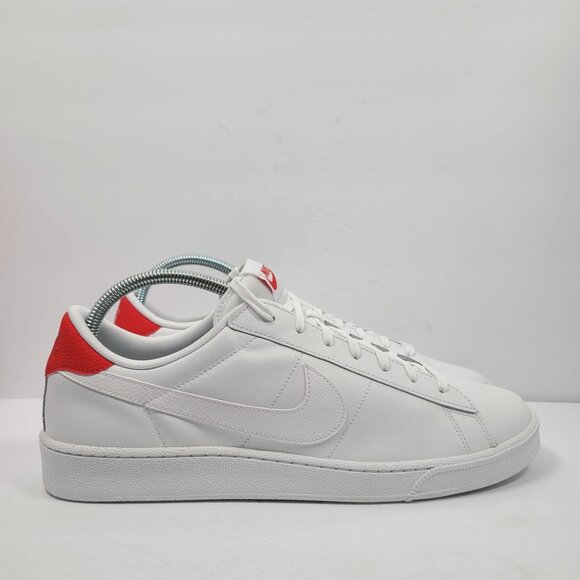 Nike Classic CS Men's White University Red Tennis Shoes 683613-113 US SZ 14 NWOT